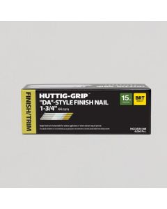 HuttiGrip - Finish Nail - DA Type - 15Ga x 1-3/4" - Bright - 4M