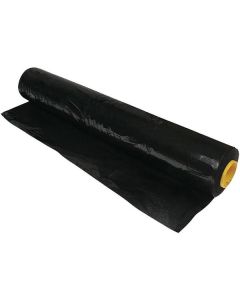 Polyethylene Sheeting - Black - 3.5Mil - 10x25 