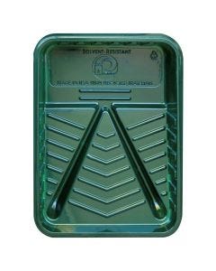 9" Green Plastic Paint Tray