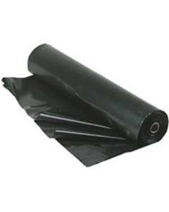 Polyethylene Sheeting - Black - 4Mil - 20x100