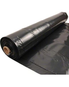 Polyethylene Sheeting - Black - 6Mil - 16x50