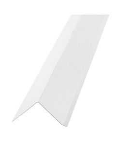 Edge "L" Flashing - 3"x3"x10' - 28Ga - White