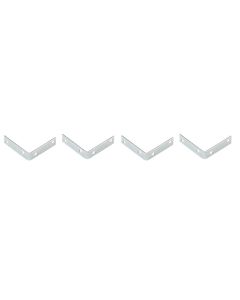 NH - Corner Brace - Zinc - .5x.625 - 4ct