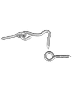 NH - Hook & Eye - Zinc - 1" - 2ct