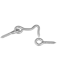 NH - Hook & Eye - Zinc - 1.5" - 2ct