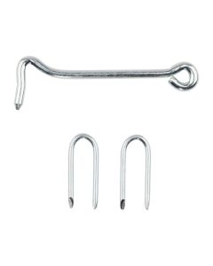 NH - Latch - Gate Hook/Staple - Zinc - 6" 