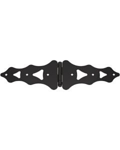 NH - Hinge - Strap Hinge - Ornamental - Black - 10" (Bulk)