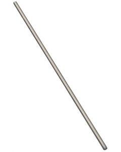 Threaded Rod - Coarse - Zinc - 1/4" - 20tpi x 24" 