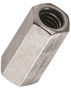 Coupling Nut - Coarse - Zinc - 1/4" - 20tpi    