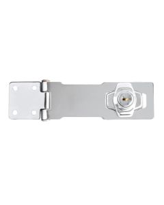 NH - Hasp w/Lock & Key - Chrome - 6" 