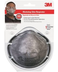 3M - Respirator Mask - Carbon Layer Odor Reduction - Disposable - 1ct