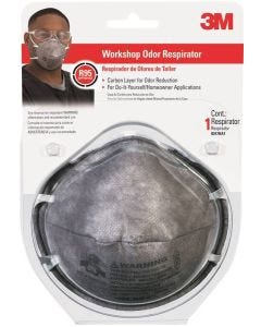 3M - Respirator Mask - Carbon Layer Odor Reduction - Disposable - 1ct