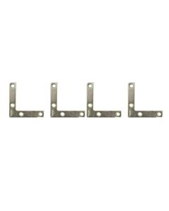 NH - Corner Brace - Flat - Brass - 2.5x.5