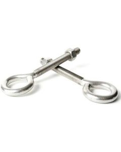 NH - Eye Bolt w/Hex Nut - Stainless Steel - .25x3 (1/4x3)