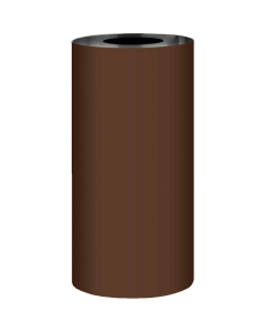 Roll Valley Flashing - 14"x25' - 28Ga - Brown/Black