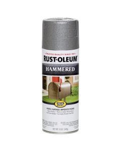 Rust-Oleum® - Spray Paint - Hammered Silver - 12oz 