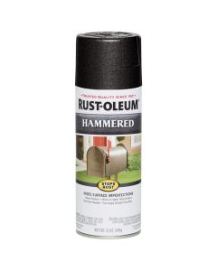 Spray Rustoleum Hammered Black - 12oz (7215)