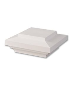 Azek - TimberTech - Classic Composite - Post Cap - Island - 5.5" - White 