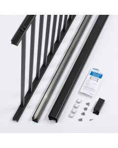 TimberTech - Impression Rail Express - H-Channel - Unpunched - Black - 8'