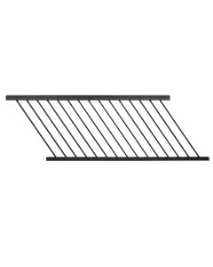 TimberTech - Impression Rail Express Universal - Stair Panel - w/37* Bracket - Black - 36"x6'