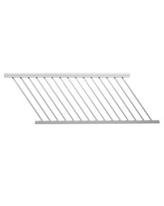 TimberTech - Impression Rail Express Universal - Stair Panel - w/37° Bracket - White - 36"x6'