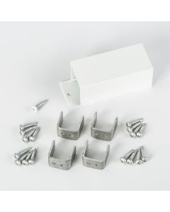 TimberTech - Impression Rail Express - Glass Level Bracket Kit 22.5° - White