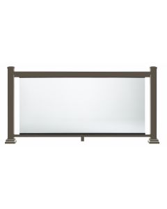 TimberTech - Impression Rail Express Universal - Glass Panel Kit - Bronze - 6'