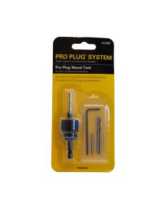 Pro Plug Tool - Wood w/Bits - No Plugs/Fasteners - 1ct