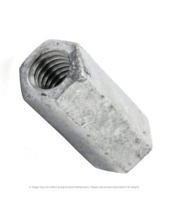 Coupling Nut - Coarse - Galv - 7/8" - 9tpi