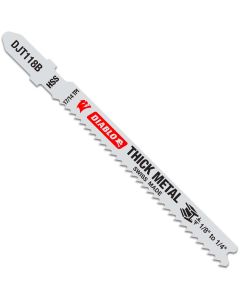 Diablo - Jigsaw Blade - T-Shank - High Speed Steel - Metal Thick - 17/14 TPI - 3-5/8" (5pk)