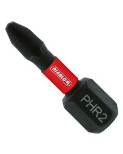 Diablo - Drive Bits - Phillips - #2 Reduced For Drywall Screws - 1"