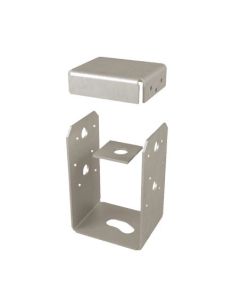 MiTek - PAU44-TZ - Post Anchor-High Uplift -  4x4 - Triple Zinc (Ref# ABU44Z)