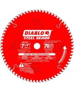 Diablo - Steel Demon™ - Circular Blade -  Ferrous Metals - 7-1/4" x 70T - 5/8" Arbor 