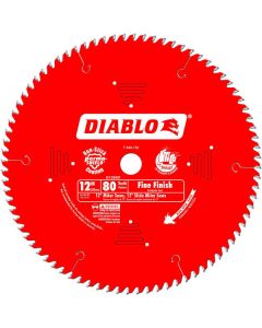 Diablo - TiCo™ - Circular Blade - Fine Finish - 12" x 80T -  1" Arbor 