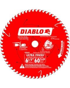 Diablo - TiCo™ - Circular Blade - Ultra Finish - 6-1/2" x 60T - 5/8" Arbor 