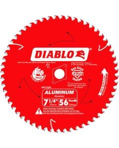 Diablo - TiCo™ - Circular Blade - Non-Ferrous/Plastic - 7-1/4" x 56T - 5/8" Arbor (Carded)