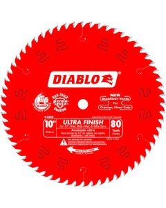 Diablo - TiCo™ - Circular Blade - Ultra Finish - 10" x 80T - 5/8" Arbor 