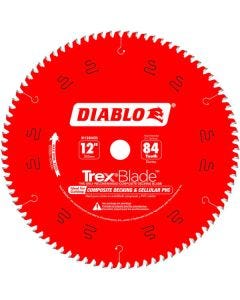 Diablo - TiCo™ - Circular Blade - Trex/Composite Decking - 12" x 84T - 1" Arbor 