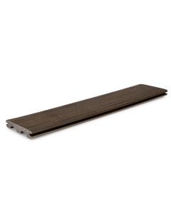 TimberTech - Edge Prime+ - Dark Cocoa - Decking - Grooved - 1"x5-7/16"-RL' (Scalloped)