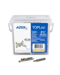 TopLoc - TimberTech - Deck Screws - 2-1/2" Screws w/bit - Light Tan - 350pc - 100SF