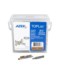 TopLoc - TimberTech - Deck Screws - 2-1/2" Screws w/bit - Tan - 350pc - 100SF