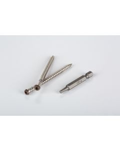 TopLoc - TimberTech - Deck Screws SS - 3" Screws w/bit - Walnut - 300pc - 85SF