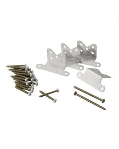 TimberTech - RadianceRail Express - Hardware Mounting Kit - 4 Brackets w/screws - White