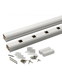 TimberTech - RadianceRail Express - Stair Rail Pack for Sq Comp Baluster - White - 8' 